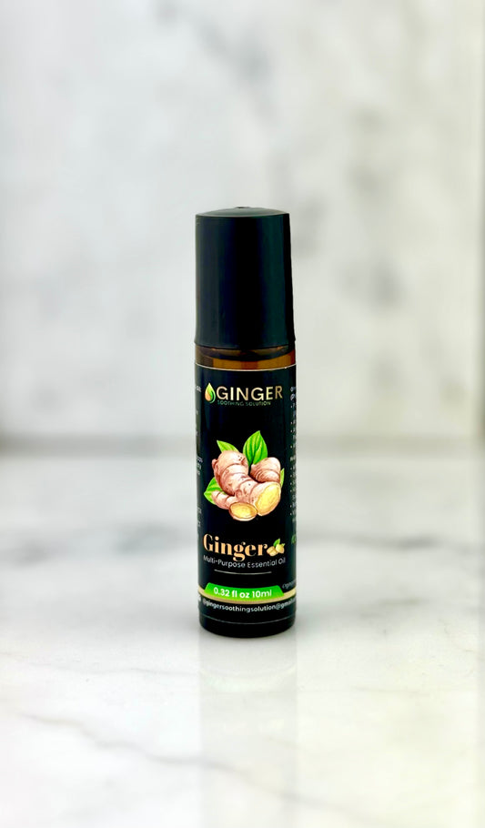 Ginger Oil Massage Roller Bottle